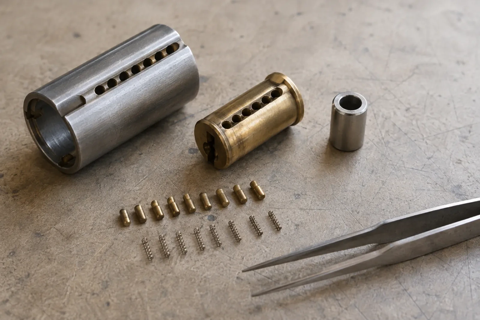 Illustrative locksmith scene; not an actual job